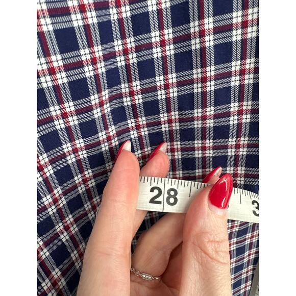 Vintage Ralph Lauren Shirt Mens XL Blue Plaid Button Down Pony Cotton - Picture 8 of 8